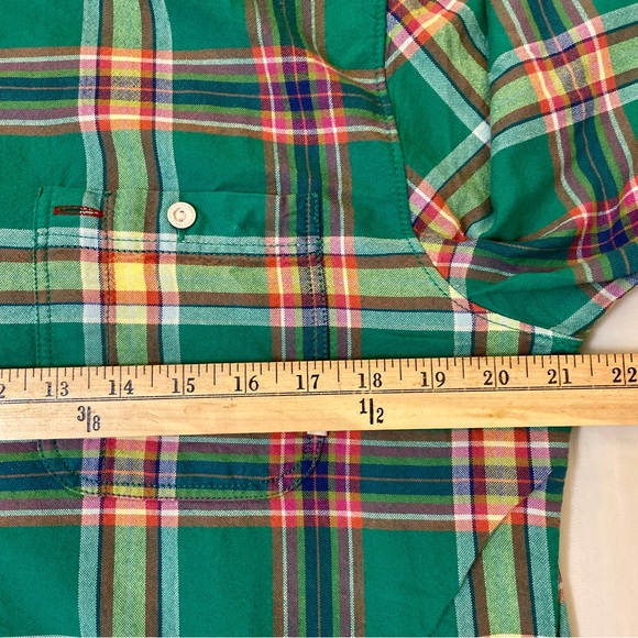 Vans plaid buttoned collared long sleeve dress casual w/ button pocket sz L - Picture 8 of 12